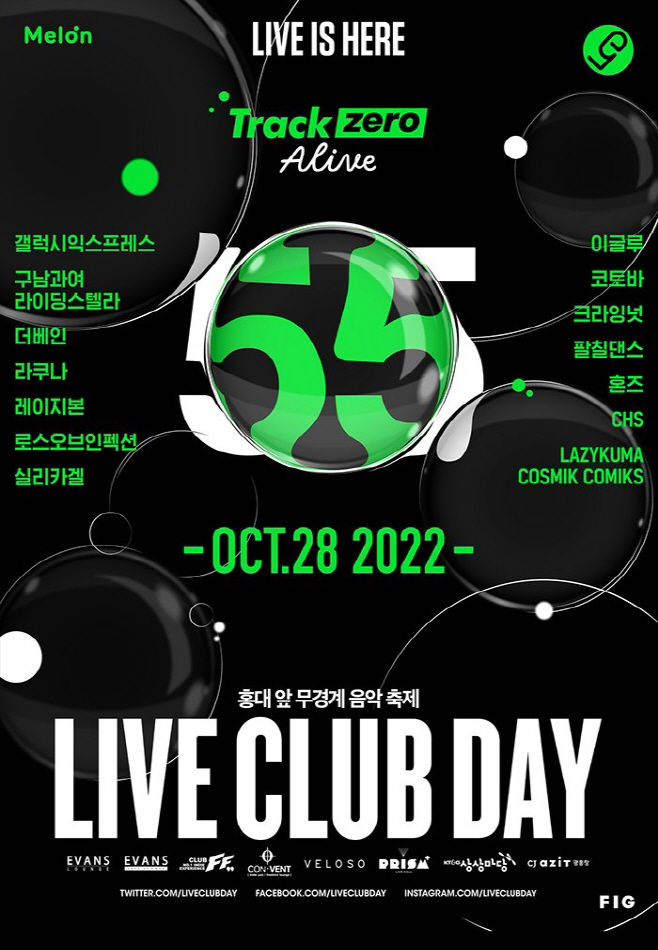 [멜론] 라이브클럽데이X트랙제로 Alive