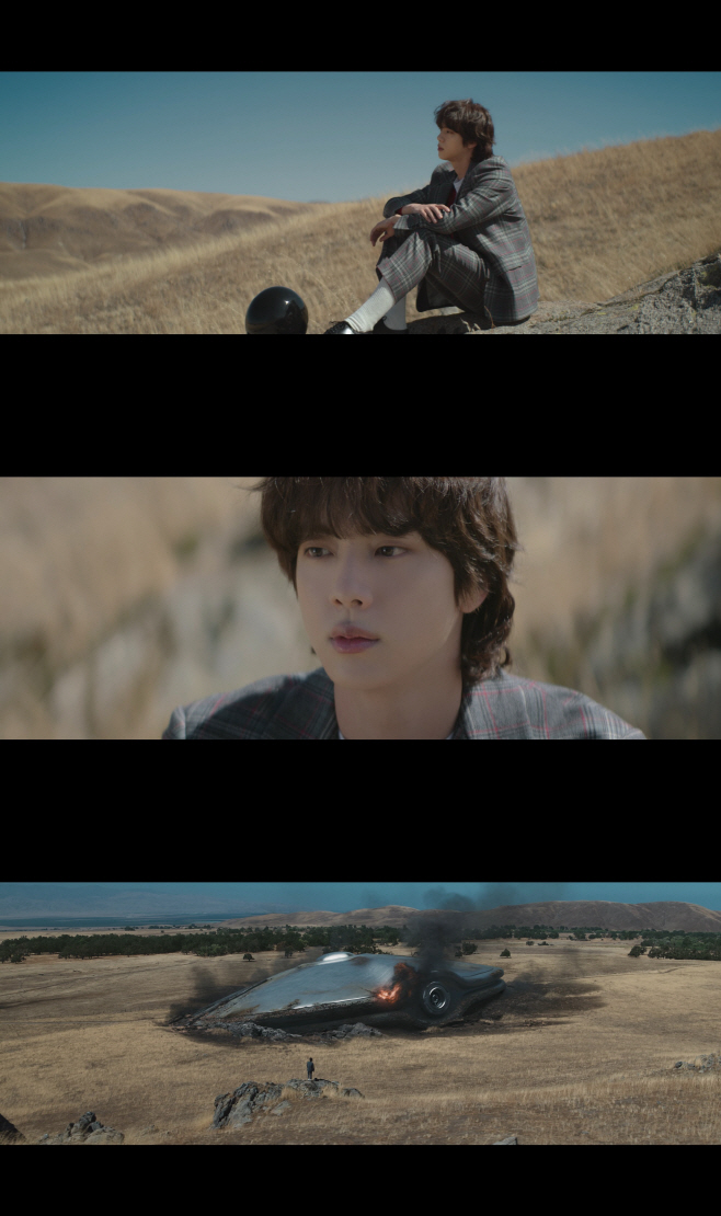 방탄소년단 진_The Astronaut_MV 티저 갈무리
