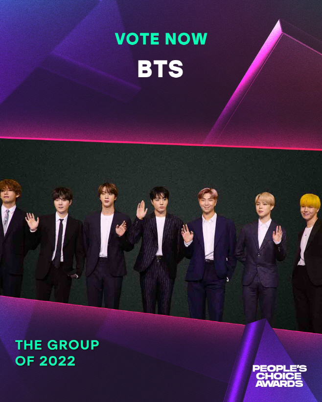 방탄소년단_피플스 초이스 어워즈_올해의 그룹 수상 후보