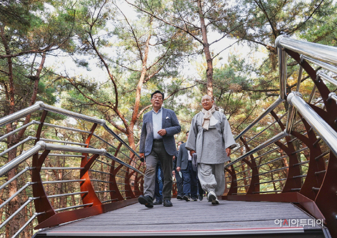 태안군 ‘백화산 숲속 공중 산책로’ 트리워크 조성