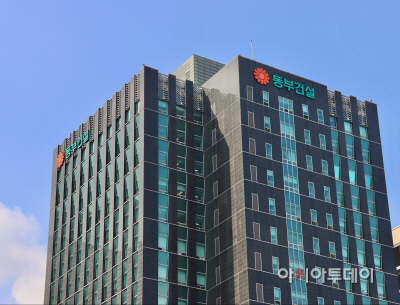 서울 강남구 역삼동에 위치한 동부건설 사옥 전경.
