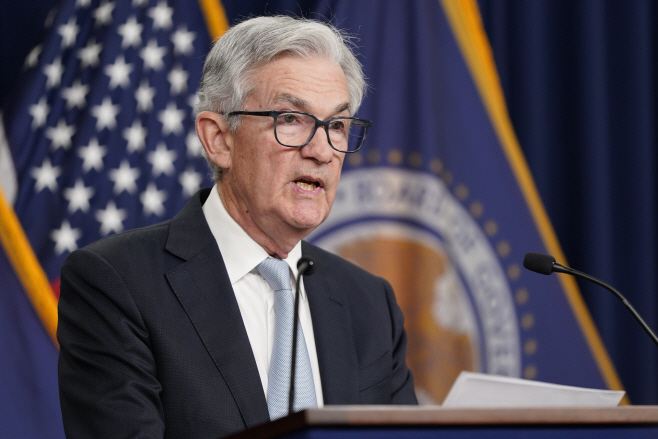 Federal Reserve Powell <YONHAP NO-0705> (AP)