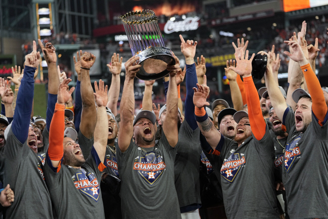 World Series Phillies Astros Baseball <YONHAP NO-3304> (AP)
