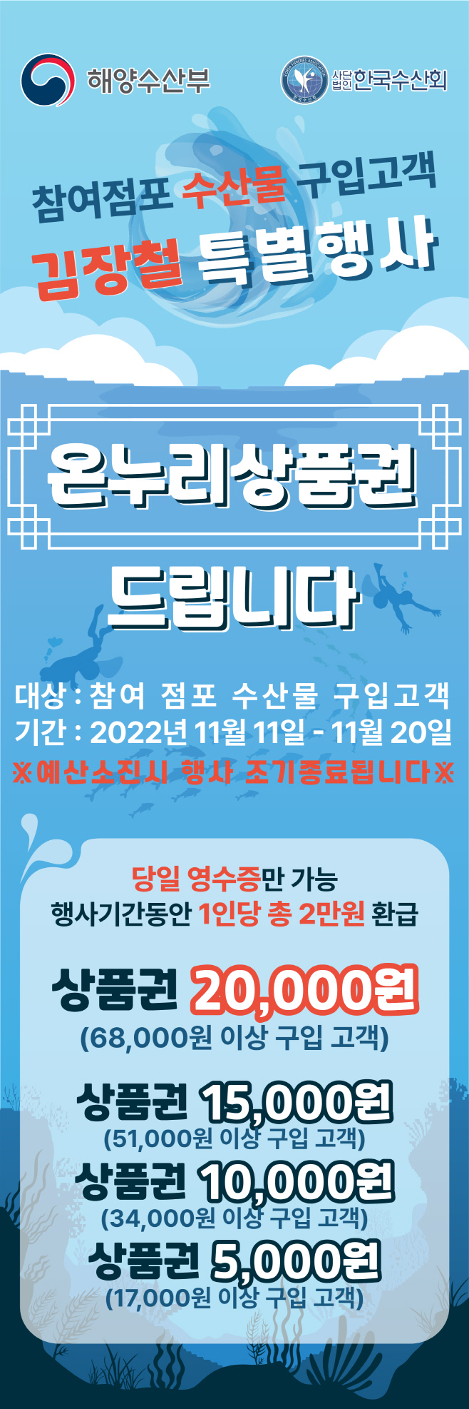 김장철 상품권 환급