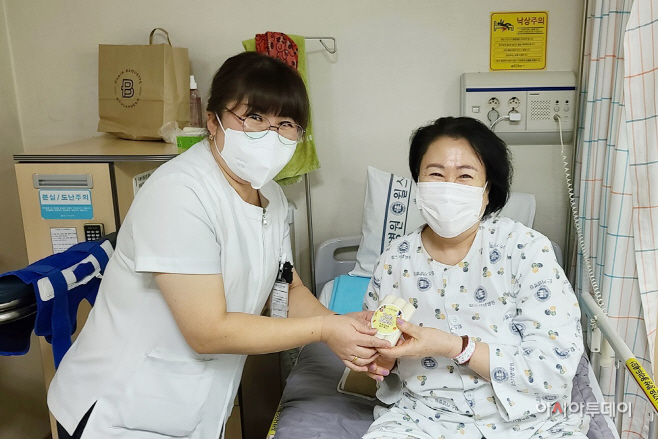 안양윌스기념병원, ‘가래떡 데이’ 이벤트 개최