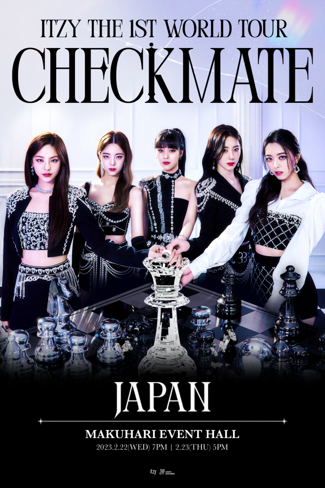 ITZY 첫 월드투어 일본 공연 포스터