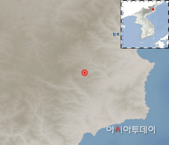 북한 함경북도 지진 사진