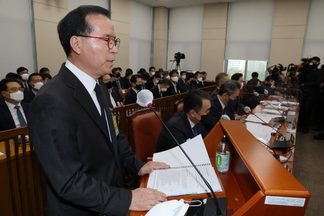 김광호 서울경찰청장, 이태원 참사 현안 질의 답변