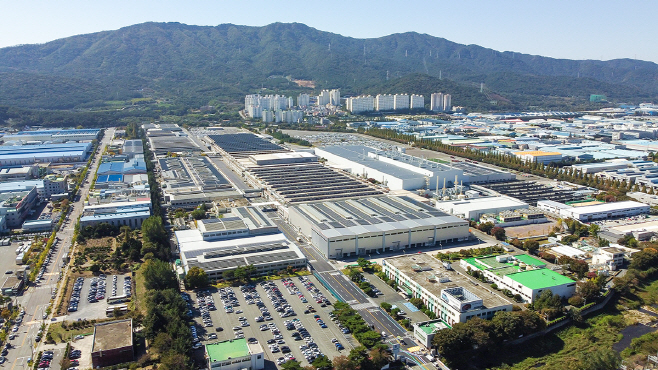 한국GM 창원공장 전경