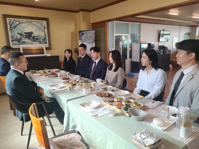 사진. 한수원이 CEO와 직원간 소통 프로그램 밥心 토크 프로그