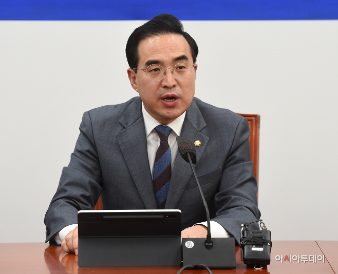 [포토] 2023년도 예산안 관련 발언하는 박홍근 원내대표