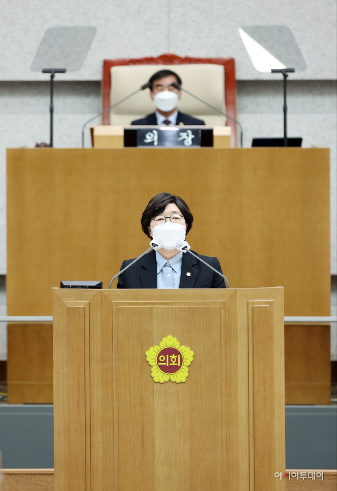 박옥분 의원, 5분 자유발언