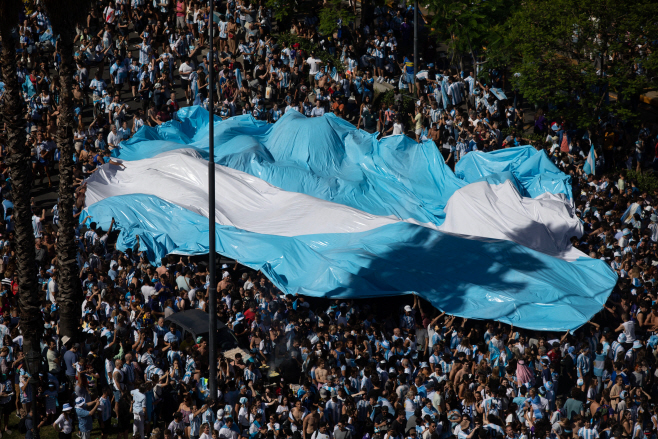 (SP)ARGENTINA-BUENOS AIRES-2022 WORLD CUP-FINAL-CELEBRATE