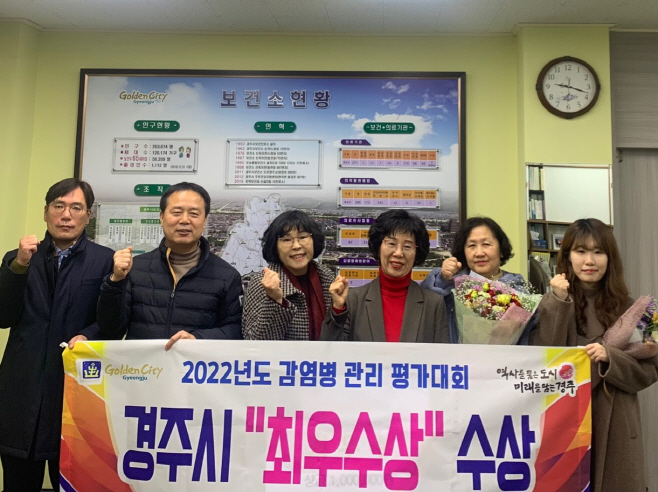 경주시가 경북도 주관 '2022년 식품·공중위생 관리사업 성과대