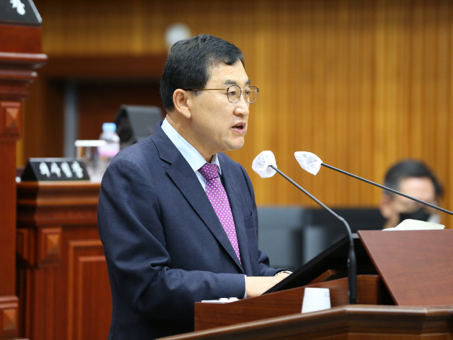 주낙영 경주시장이 지난달 28일 개최된 제272회 경주시의회 제2