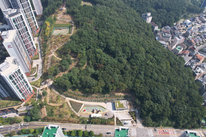 근린공원 항공 사진