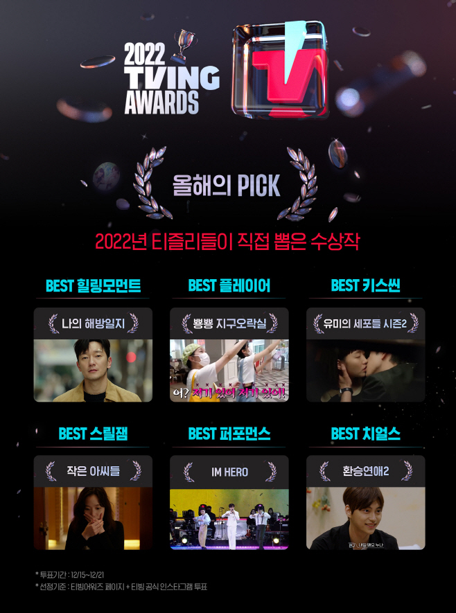 2022 티빙어워즈_올해의 PICK