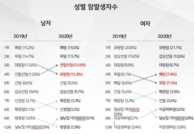 성별 암발생