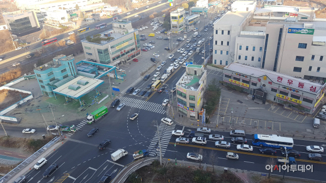 지방도 315호선 보라교사거리 일원