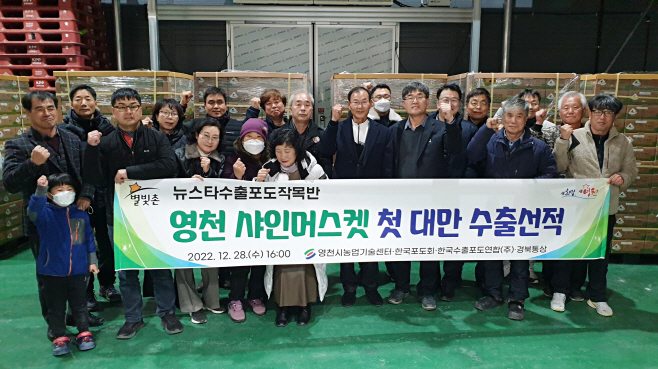 [사진] 영천시 프리미엄 농산물 수출단지 첫 수출(1)
