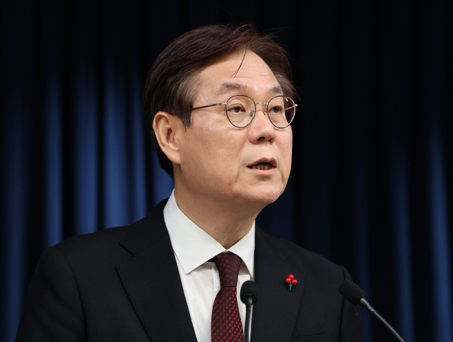 이관섭 국정기획수석, 비영리 민간단체 보조금 현황 브리핑