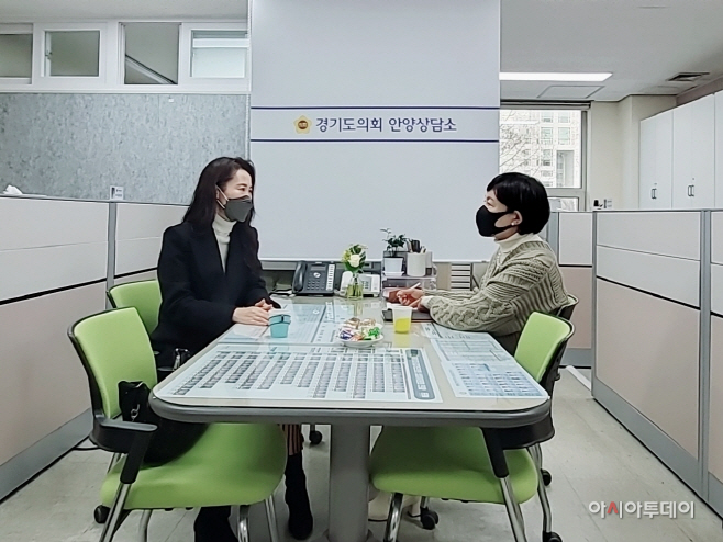 이채명 의원, 호계중학교 등하굣길 안전 관련 정담회