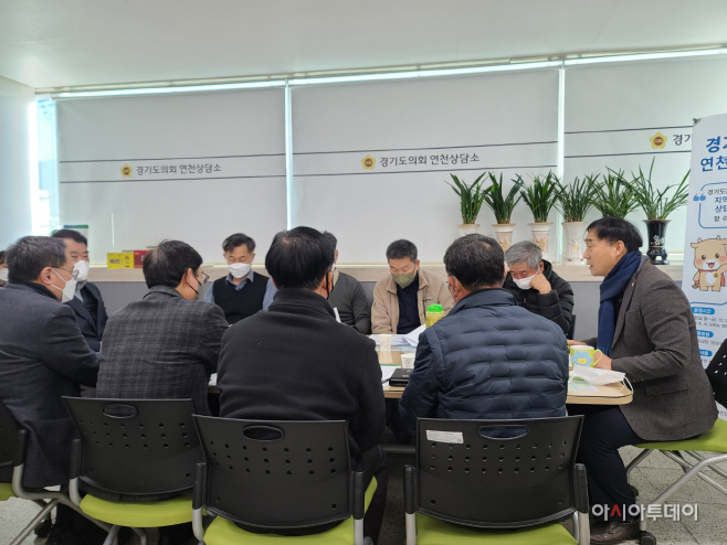 윤종영 의원, 연천군 축산단체 정담회 실시