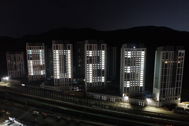 DL이앤씨) 희망 불빛 점등행사(1)