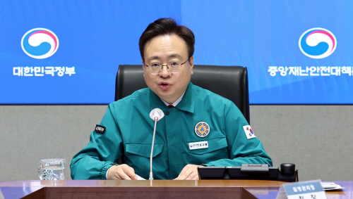 코로나19 중대본 회의 주재하는 조규홍 장관<YONHAP NO-3104>