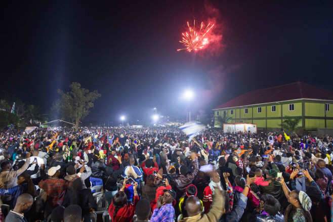 UGANDA-NEW YEAR <YONHAP NO-1647> (AFP)