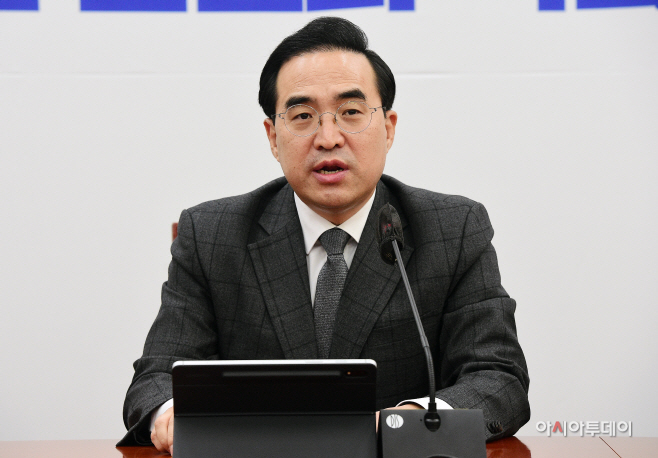 [포토] 모두발언하는 박홍근 민주당 원내대표