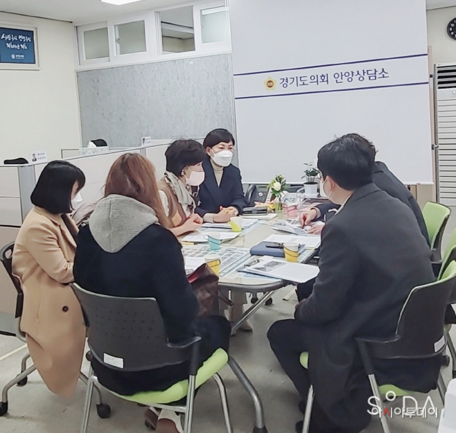 이채명 의원, 호원초등학교 안전한 통학로 개설 관련 정담회