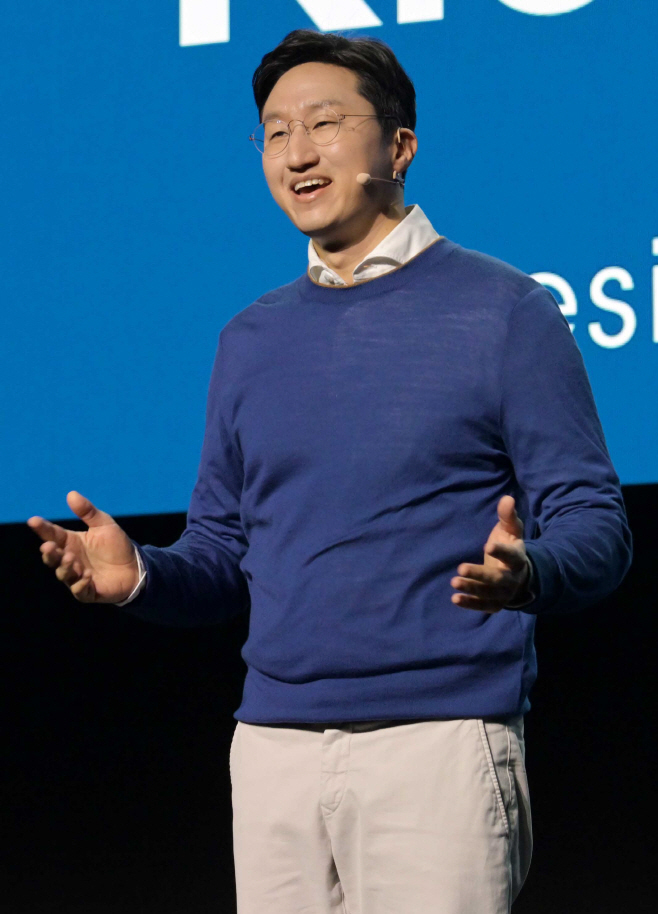 HD현대 정기선 대표, CES 2023 프레스 컨퍼런스