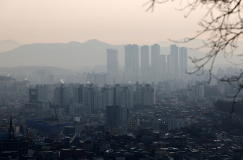 수도권·충청·호남 미세먼지 '나쁨'<YONHAP NO-2126>