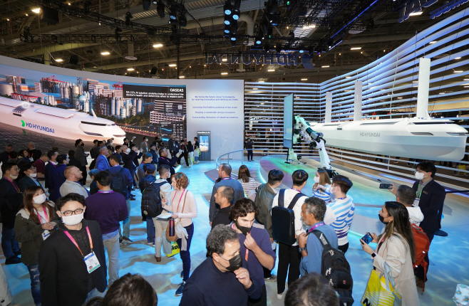 [이미지] CES 2023 HD현대 부스 현장 (1)