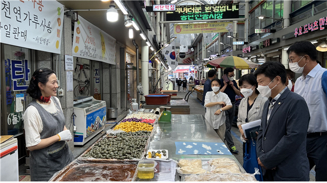 평택 홍기원 의원, 송탄시장 특색있는 지역 시장으로 재탄생