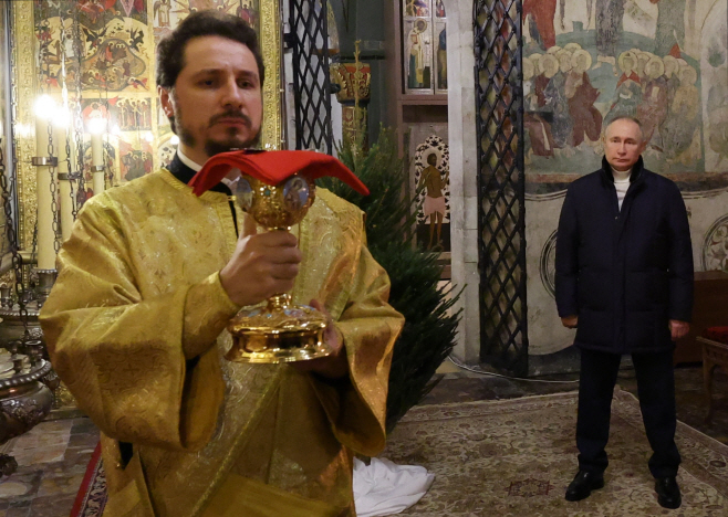 APTOPIX Russia Putin Orthodox Christians