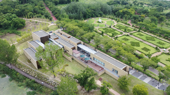 경주엑스포 솔거미술관과 시간의 정원 전경 (1)