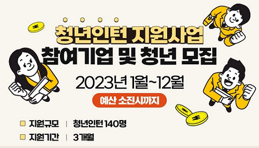 대전 청년인턴 지원사업 참여기업 및 청년 모집