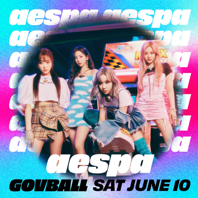 에스파 'The Governors Ball Music Festival' 포스터 이미지