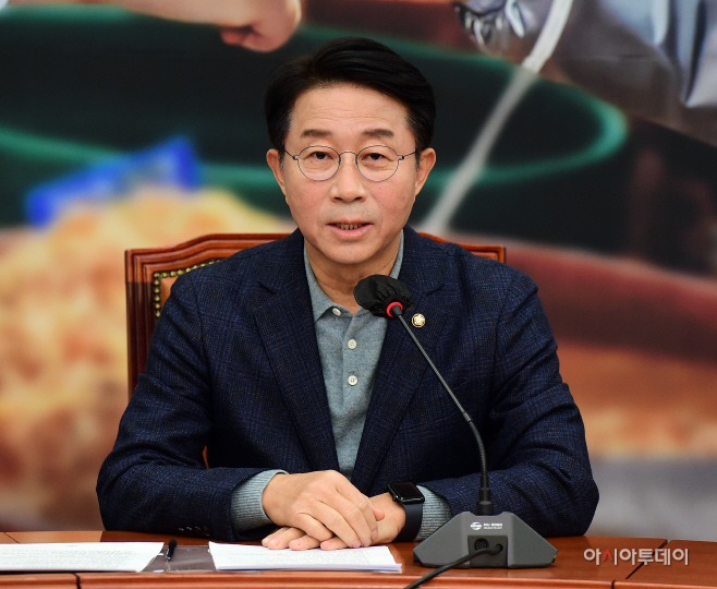 [포토] 발언하는 조정식 사무총장