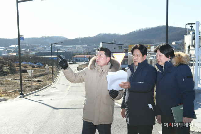 구리시,  언제말 도시계획도로 개통