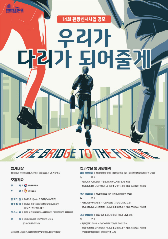 사본 -[한국관광공사] (사진) 제 14회 관광벤처공모전 포스터