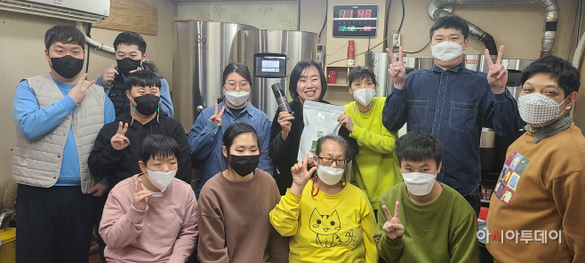 곽미숙 대표의원, 나너우리작업장 방문