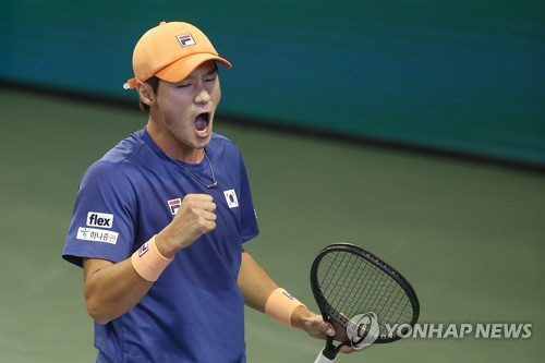 한국 테니스, 데이비스컵 사상 첫 2년 연속 16강