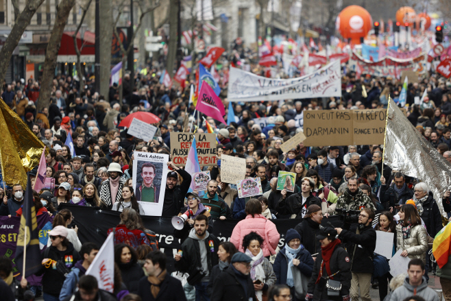 France Pension Protest
