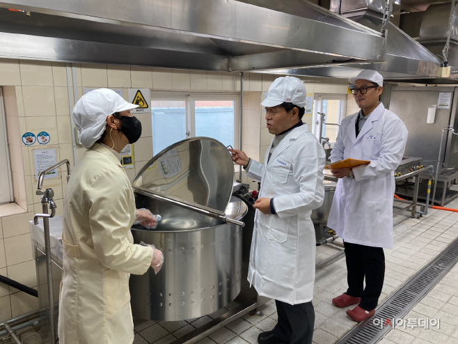 청도교육지원청, 학교급식 특별점검 실시