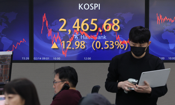 미 CPI 발표 앞둔 증시 상황은<YONHAP NO-3584>