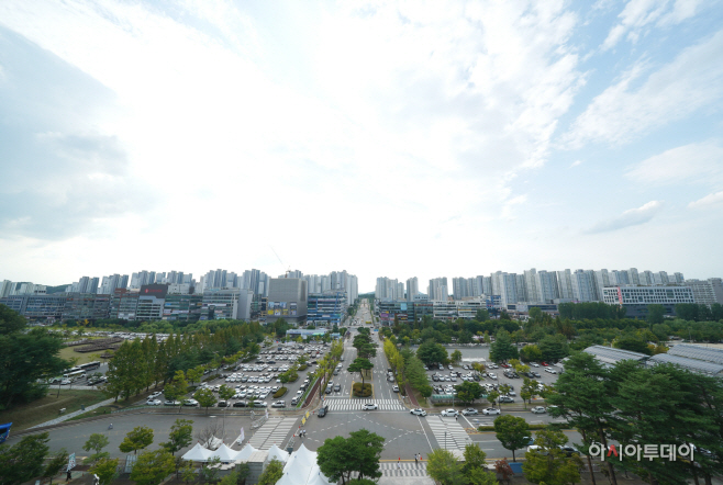 건설도로과(불당동 전경)