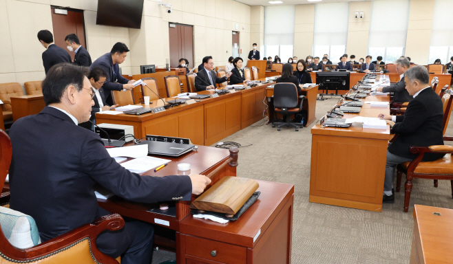 행안위 법안심사소위 정부조직법 일부개정안 논의